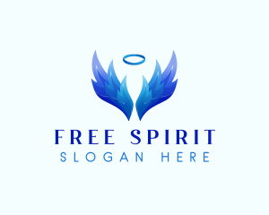 Guardian Angel Wings logo design