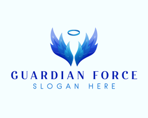 Guardian Angel Wings logo design