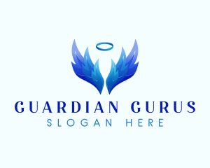 Guardian Angel Wings logo design