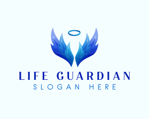 Guardian Angel Wings logo design