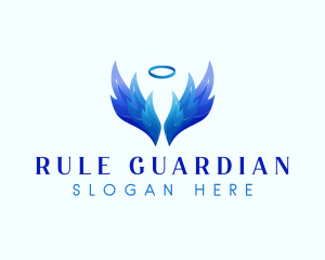 Guardian Angel Wings logo design