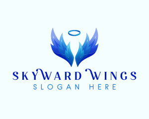 Guardian Angel Wings logo design