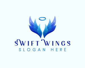 Guardian Angel Wings logo design