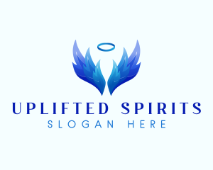 Guardian Angel Wings logo design