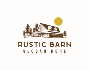 Barn Farm House logo design