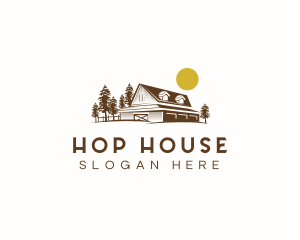 Barn Farm House logo design