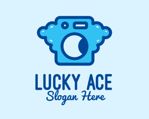 Bubble Laundromat Clothes Wash logo design