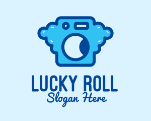 Bubble Laundromat Clothes Wash logo design