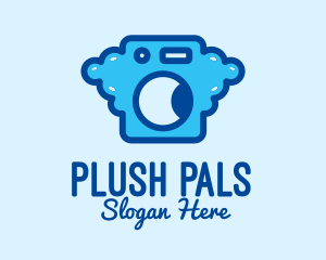 Bubble Laundromat Clothes Wash logo design