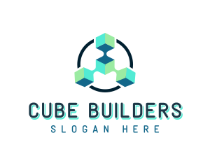 AI Software Cube logo design