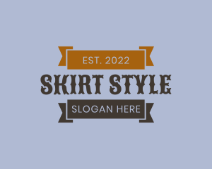 Generic Western Style logo design