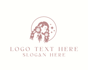 Nature Floral Woman logo