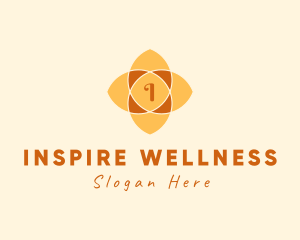 Mandala Flower Wellness Spa logo design