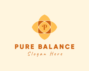 Mandala Flower Wellness Spa logo design