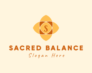 Mandala Flower Wellness Spa logo design