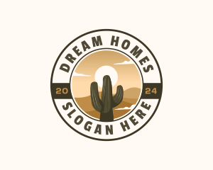 Western Cactus Desert Logo