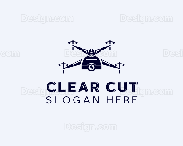 Flying Camera Quadcopter Logo