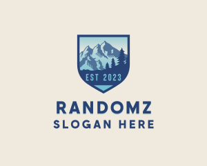 Mountain Hiking Adventure Logo