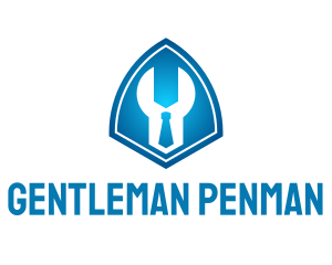 Gentleman Wrench Engineer  logo design