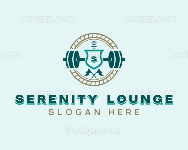 Workout Weightlifting Gym Logo