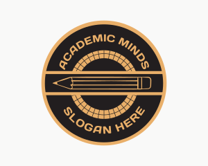 Academic Pencil Education logo design