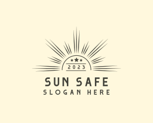 Sun Ray Summer logo design