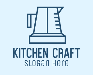 Minimalist Kitchen Kettle logo design