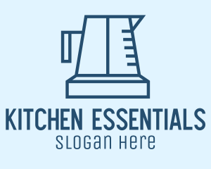 Minimalist Kitchen Kettle logo design