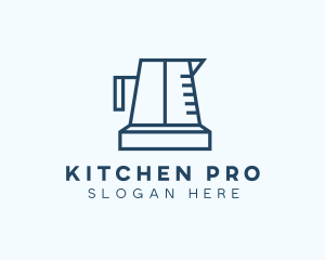 Minimalist Kitchen Kettle logo design