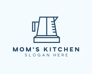 Minimalist Kitchen Kettle logo design