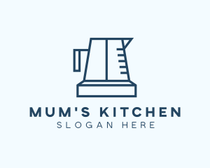 Minimalist Kitchen Kettle logo design