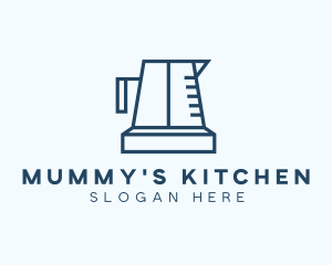 Minimalist Kitchen Kettle logo design