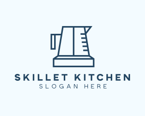 Minimalist Kitchen Kettle logo design