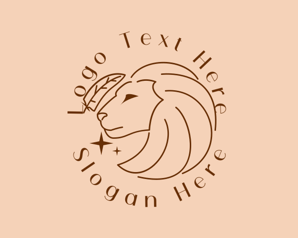 Lion logo example 1