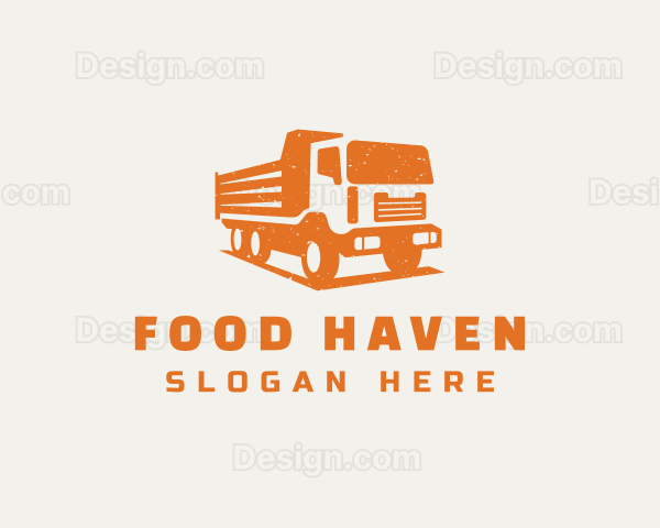 Dump Truck Haulage Logo