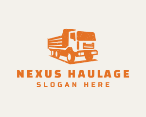 Dump Truck Haulage logo design