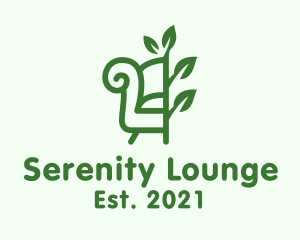 Green Leaves Couch logo design