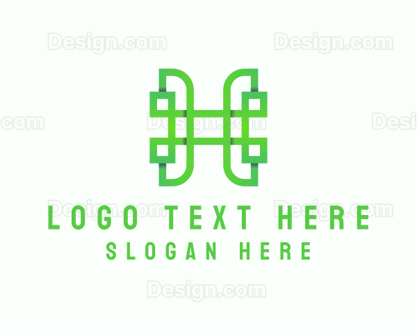 Flooring Tile Pattern Logo