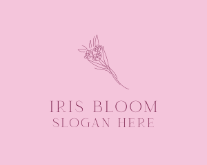 Floral Bouquet Bloom logo design