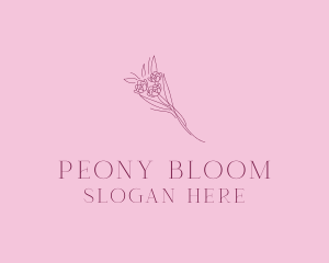 Floral Bouquet Bloom logo design