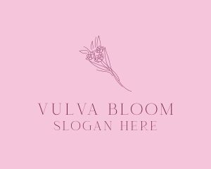 Floral Bouquet Bloom logo design