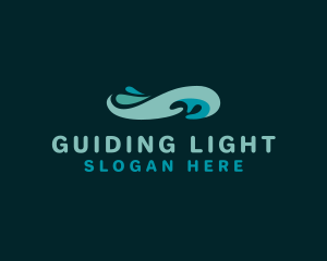 Wave Surfing Getaway logo design