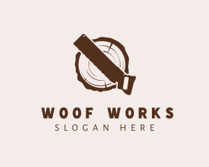 Wood Lumber Saw logo