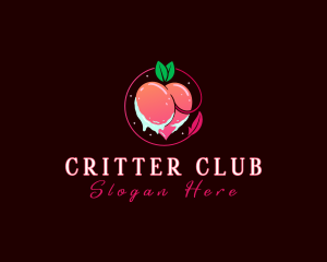 Erotic Peach Butt logo design