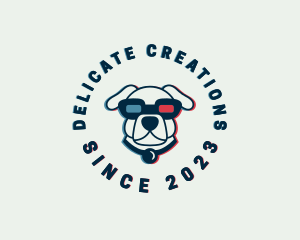 Pet Dog Glasses   logo design