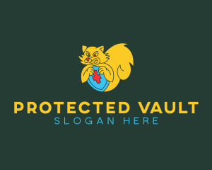 Coyote Shield Veterinary logo design