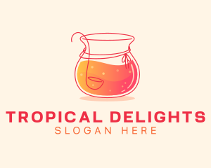 Tropical Juice Drink logo design