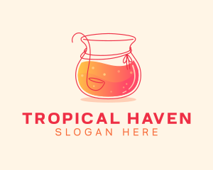 Tropical Juice Drink logo design