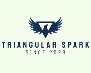 Modern Triangular Eagle logo