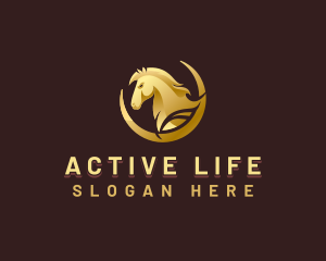 Elegant Horse Stallion Logo